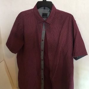 Men’s Large Sahara Club Short Sleeve Button Up
